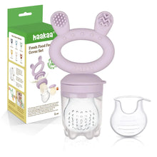 Load image into Gallery viewer, Haakaa Fresh Food Feeder & Cover Set