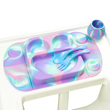 Load image into Gallery viewer, EasyTots Complete Weaning Set - Suction Plate + Suction Bowl/Cutlery +Dinky Cup