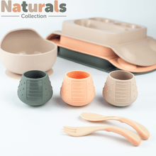 Load image into Gallery viewer, EasyTots Complete Weaning Set - Suction Plate + Suction Bowl/Cutlery +Dinky Cup