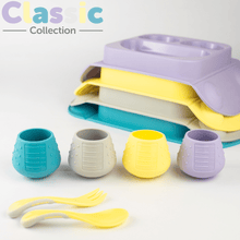 Load image into Gallery viewer, EasyTots Complete Weaning Set - Suction Plate + Suction Bowl/Cutlery +Dinky Cup