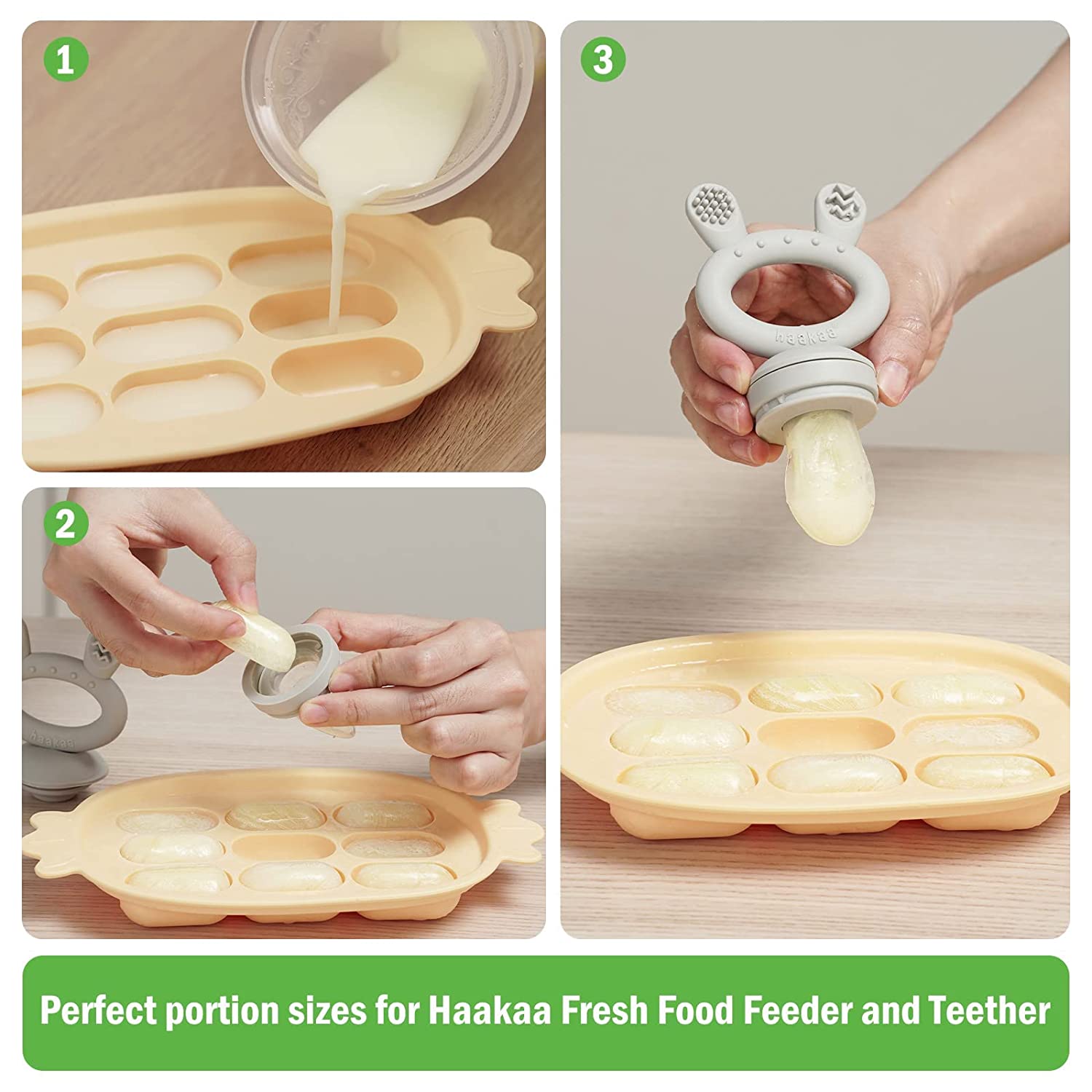 Haakaa on sale silicone feeder