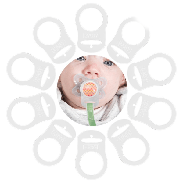 Sleepytot Pacifier Adapters for Mam, Nuk and other button type Dummies ...