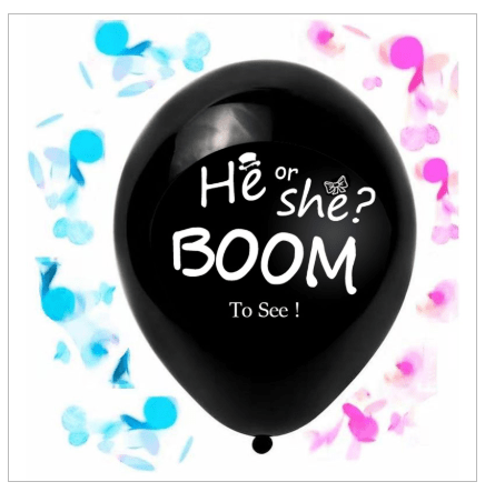 Gender Reveal Confetti Balloon